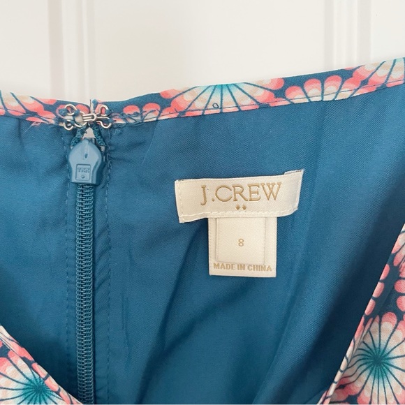 J CREW Seaside Floral Patterned Cami Dress Size 8 - Picture 6 of 12